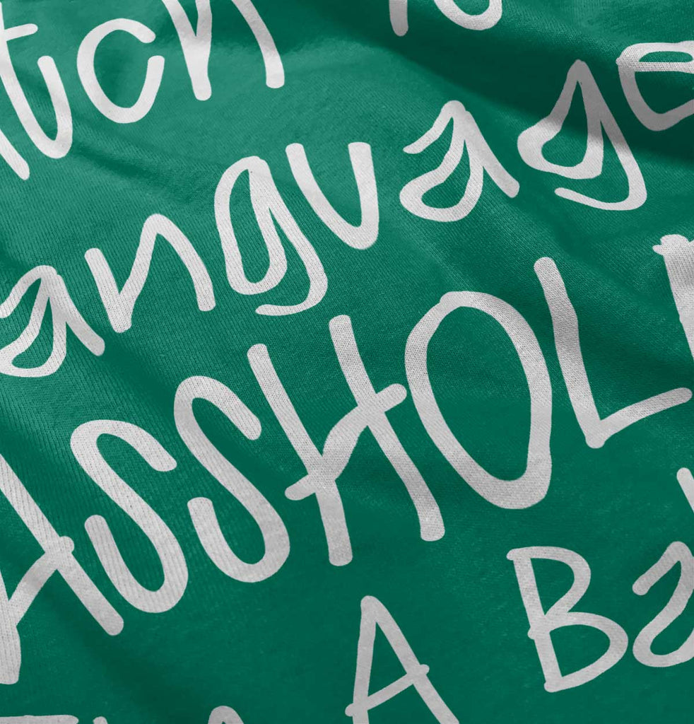 Watch The Language Solid Baby Pajama Top-Direct To Garment Print-Brisco Baby