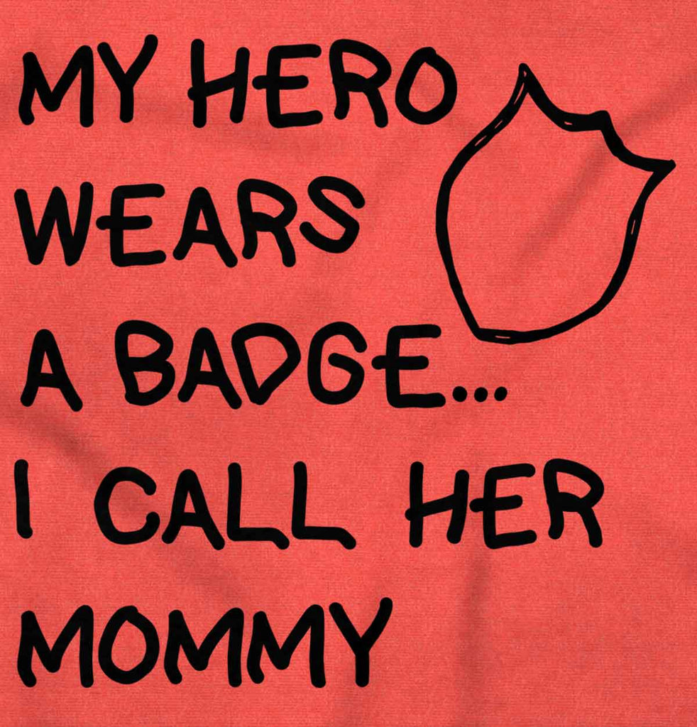 Hero Wears Badge Football Romper Bodysuit-Direct To Garment Print-Brisco Baby