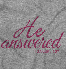 He Answered Toddler Baseball-Direct To Garment Print-Brisco Baby