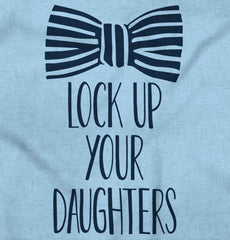 Lock Up Your Daughters Romper Bodysuit-Direct To Garment Print-Brisco Baby