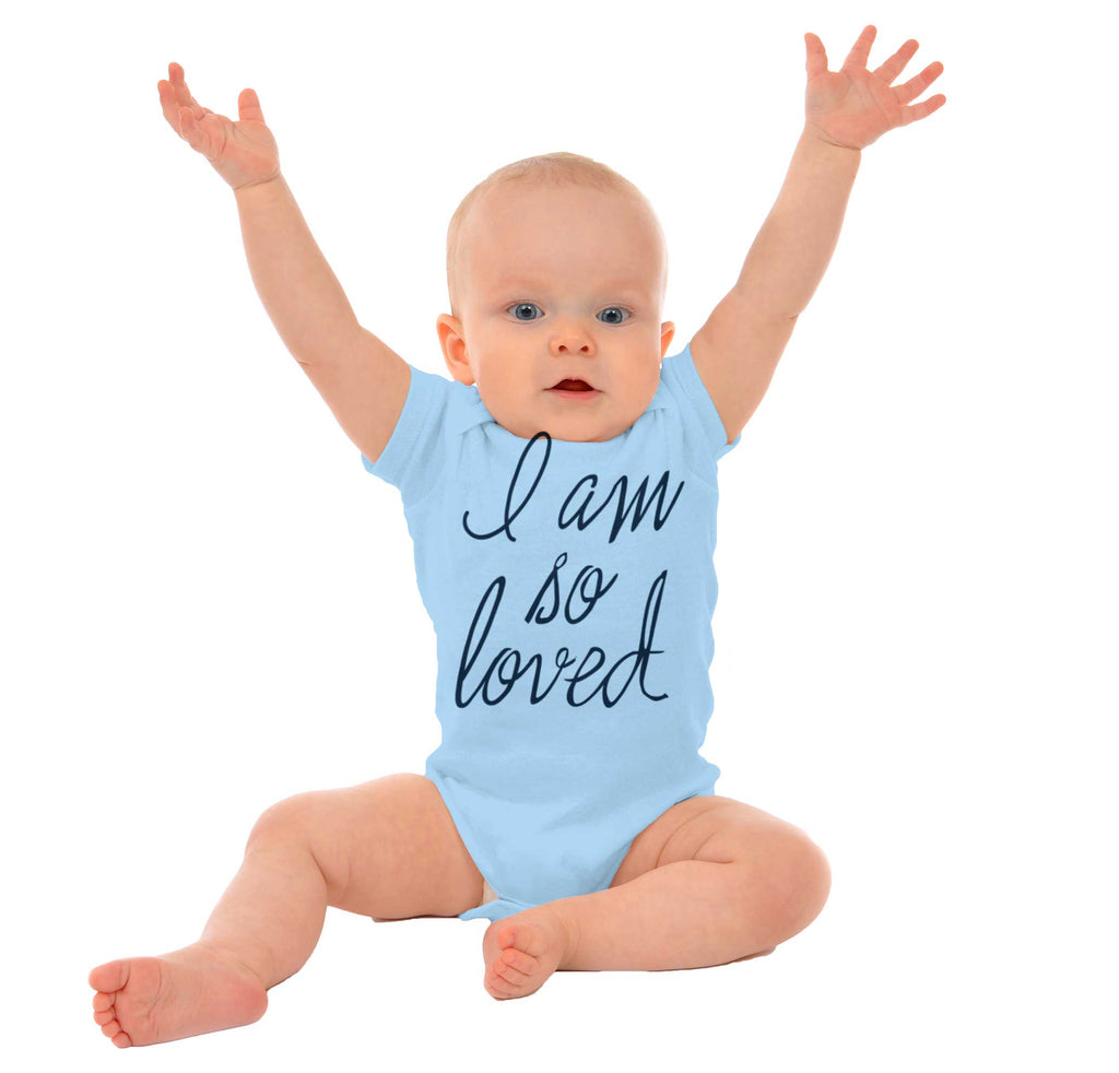 So Loved Romper Bodysuit-Direct To Garment Print-Brisco Baby