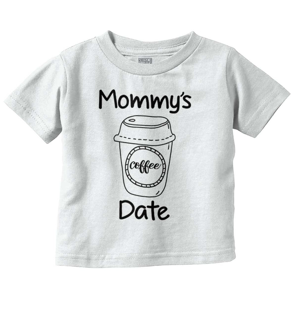 Mommy's Date Infant Toddler T Shirt-Direct To Garment Print-Brisco Baby