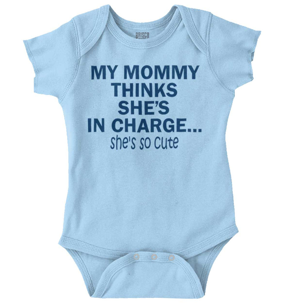 She's So Cute Romper Bodysuit-Direct To Garment Print-Brisco Baby