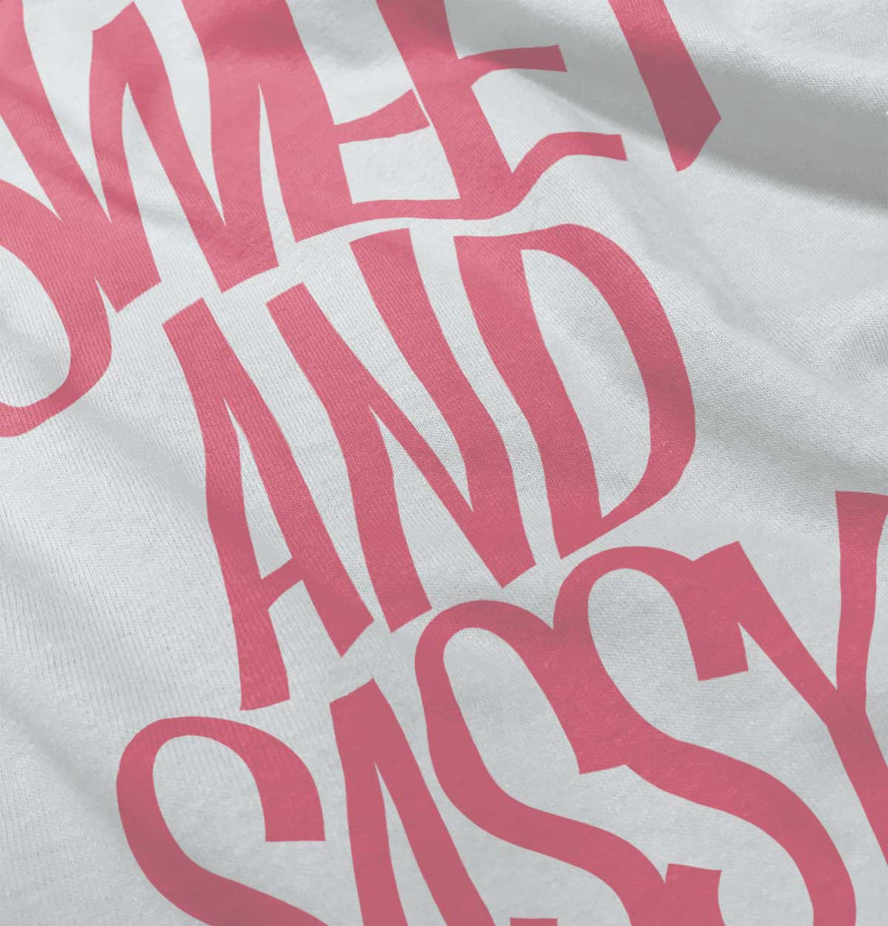 Sweet and Sassy Infant Toddler T Shirt-Direct To Garment Print-Brisco Baby