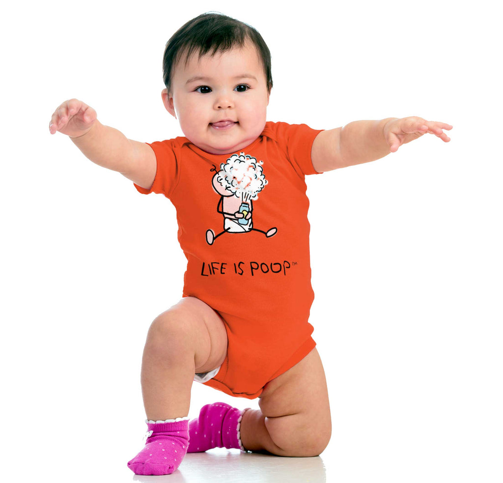 Baby Powder Romper Bodysuit-Direct To Garment Print-Brisco Baby