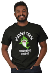 Cartoon Grandpa Shark T Shirt-Direct To Garment Print-Brisco Baby