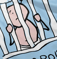 Jail Crib Infant Toddler T Shirt-Direct To Garment Print-Brisco Baby