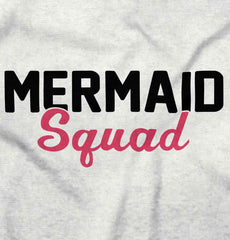 Mermaid Squad Infant Baby Bib-Direct To Garment Print-Brisco Baby