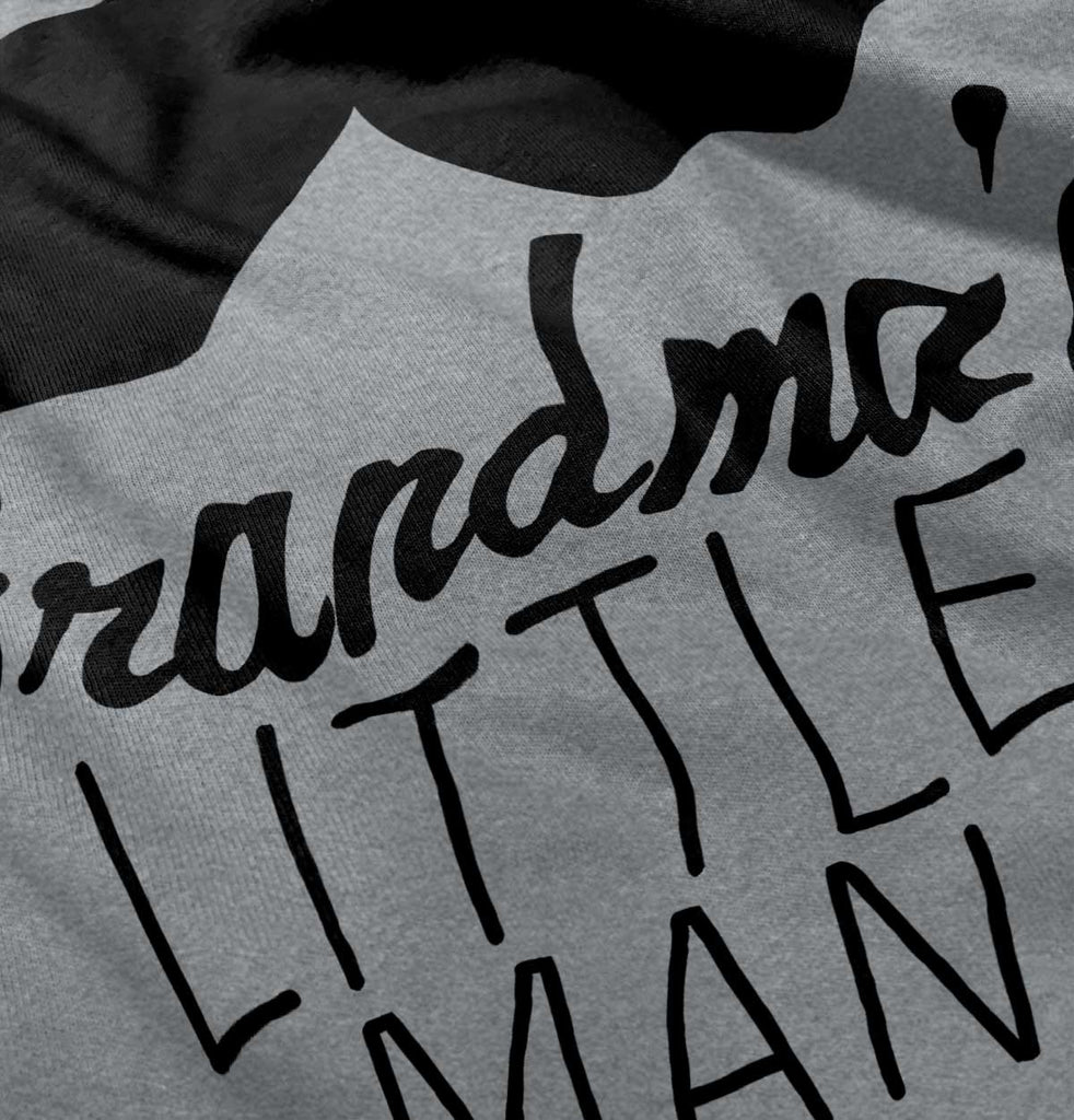 Grandma's Little Man Infant Toddler T Shirt-Direct To Garment Print-Brisco Baby