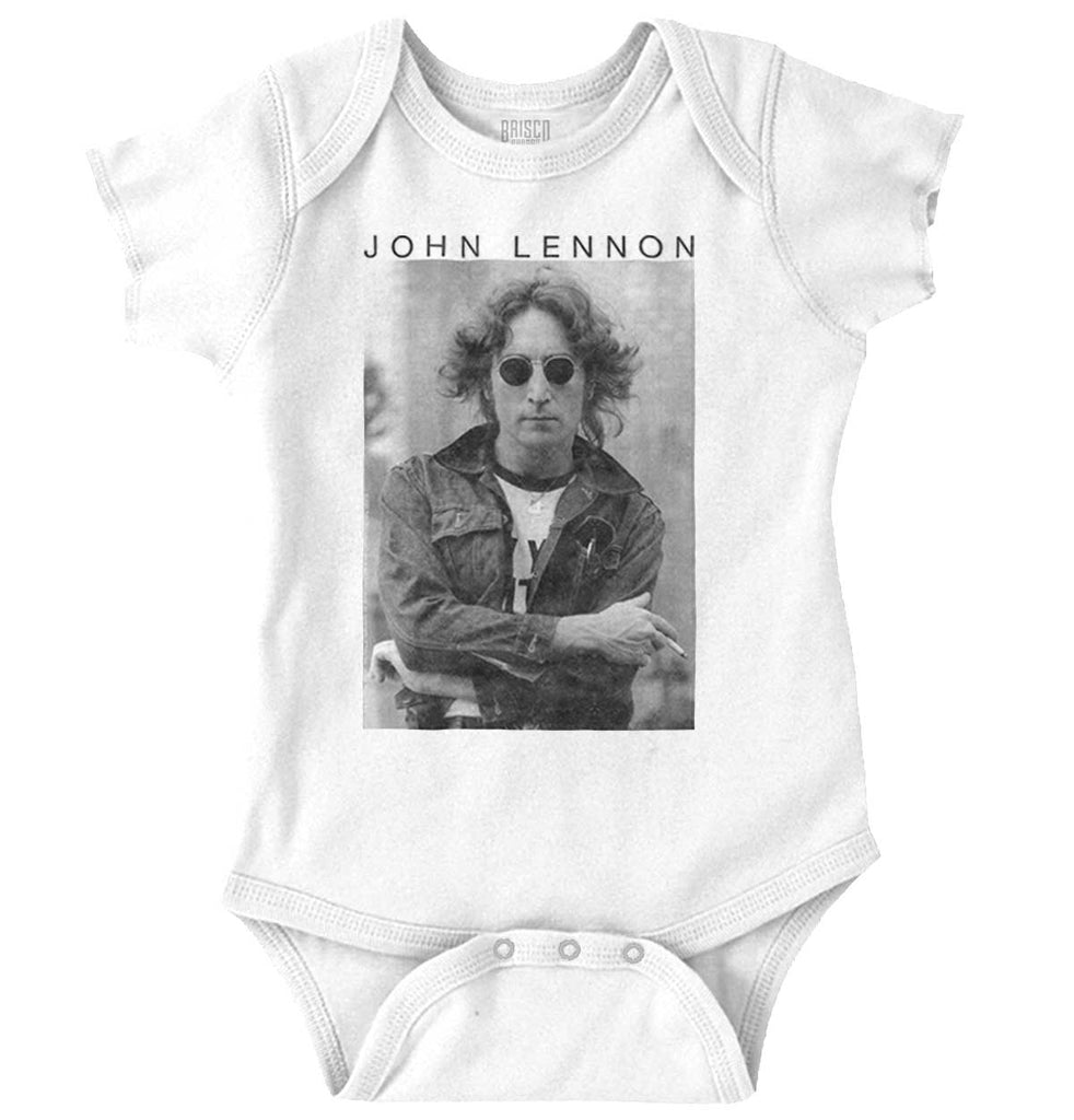 John Lennon NYC Romper Bodysuit-Direct To Garment Print-Brisco Baby