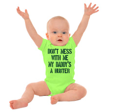 Daddy's A hunter Romper Bodysuit-Direct To Garment Print-Brisco Baby