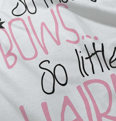 So Little Hair Infant Toddler T Shirt-Direct To Garment Print-Brisco Baby