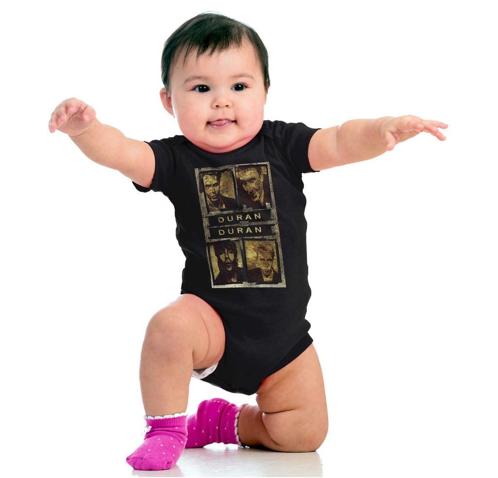 Duran Duran Romper Bodysuit-Direct To Garment Print-Brisco Baby