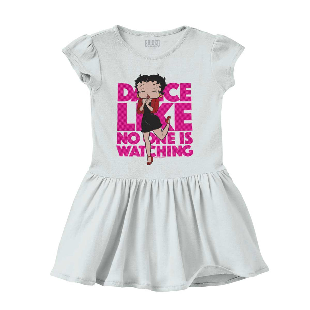 Dancing Betty Solid Baby Infant Dress-Direct To Garment Print-Brisco Baby