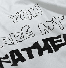 You Are My Father Toddler Ruffled Trim T-Shirt-Direct To Garment Print-Brisco Baby