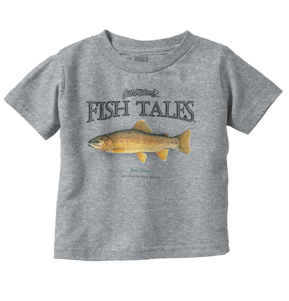 Gila Trout Infant Toddler T Shirt-Direct To Garment Print-Brisco Baby