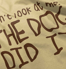 Dog Did It Romper Bodysuit-Direct To Garment Print-Brisco Baby