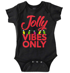 Jolly Vibes Only Romper Bodysuit-Direct To Garment Print-Brisco Baby