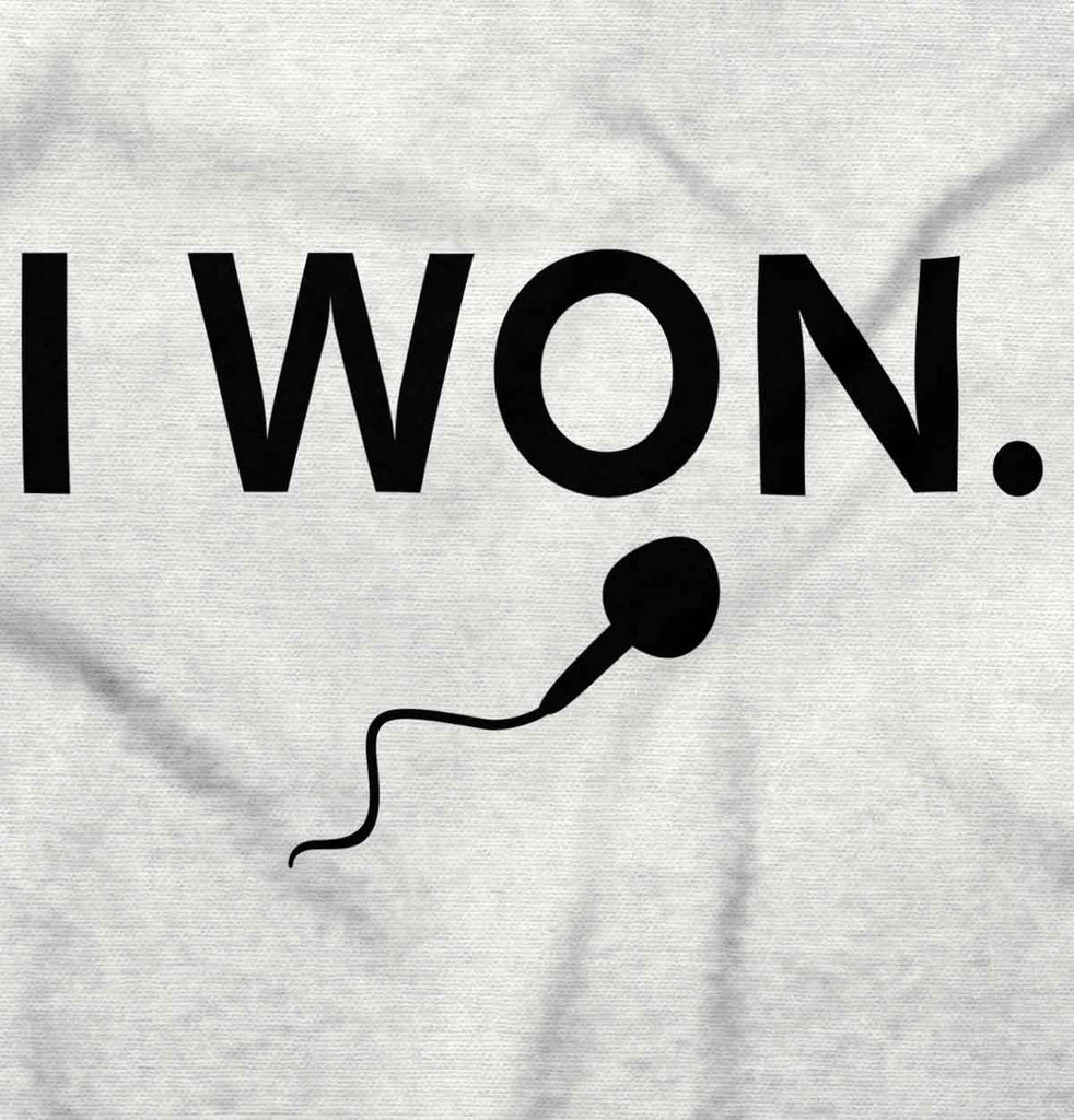 Won The Race Infant Toddler T Shirt-Direct To Garment Print-Brisco Baby