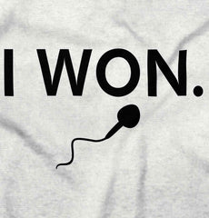 Won The Race Infant Toddler T Shirt-Direct To Garment Print-Brisco Baby