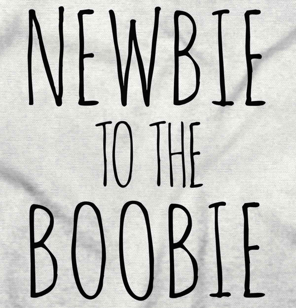 Newbie Boobie Romper Bodysuit-Direct To Garment Print-Brisco Baby