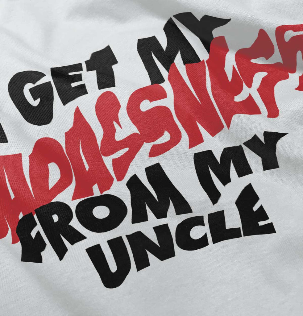 Badass Uncle Toddler Baseball-Direct To Garment Print-Brisco Baby