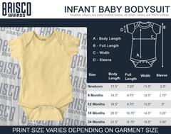 He Who Just Been Born Romper Bodysuit-Direct To Garment Print-Brisco Baby