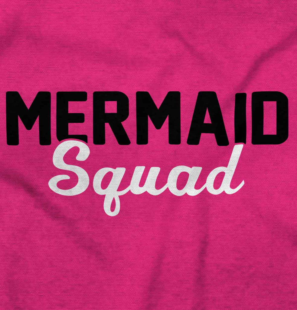 Mermaid Squad Romper Bodysuit-Direct To Garment Print-Brisco Baby