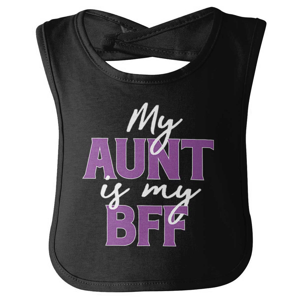 Aunt BFF Infant Baby Bib-Direct To Garment Print-Brisco Baby