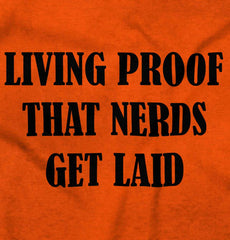 Nerds Get Laid Romper Bodysuit-Direct To Garment Print-Brisco Baby