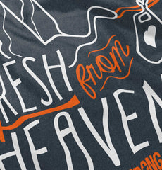 Fresh From Heaven Toddler Football Jersey Tee-Direct To Garment Print-Brisco Baby