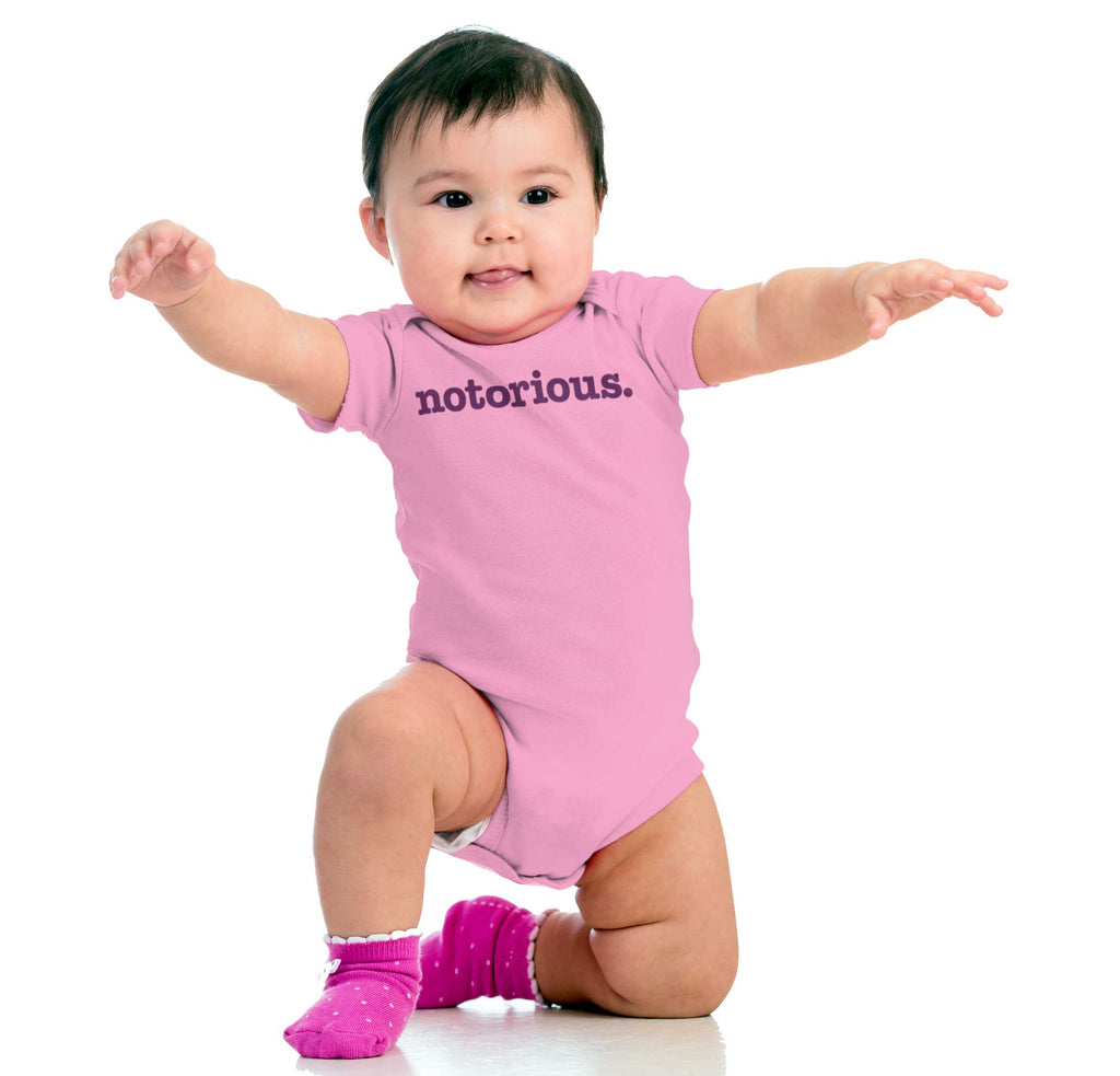 Notorious Romper Bodysuit-Direct To Garment Print-Brisco Baby