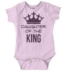 King's Daughter Romper Bodysuit-Direct To Garment Print-Brisco Baby