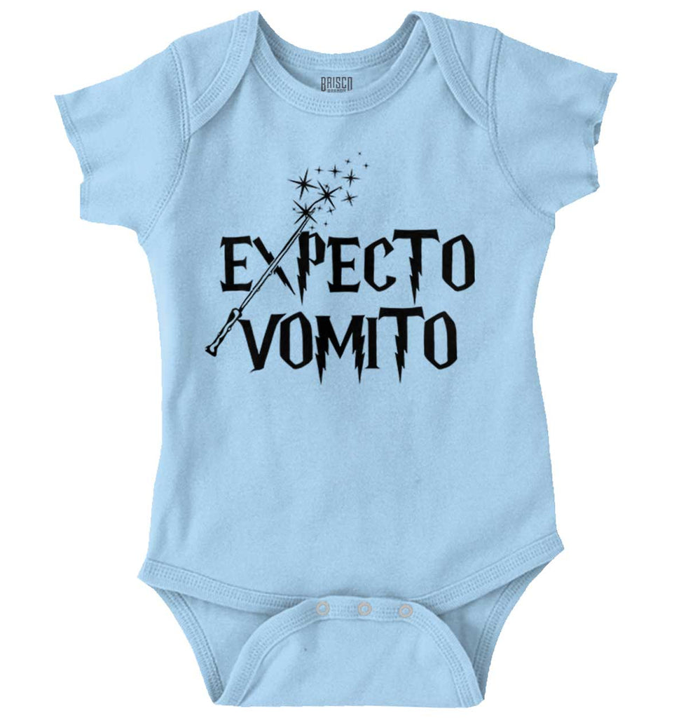 Expecto Vomito Romper Bodysuit-Direct To Garment Print-Brisco Baby