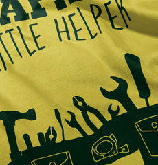 Papa's Little Helper Romper Bodysuit-Direct To Garment Print-Brisco Baby