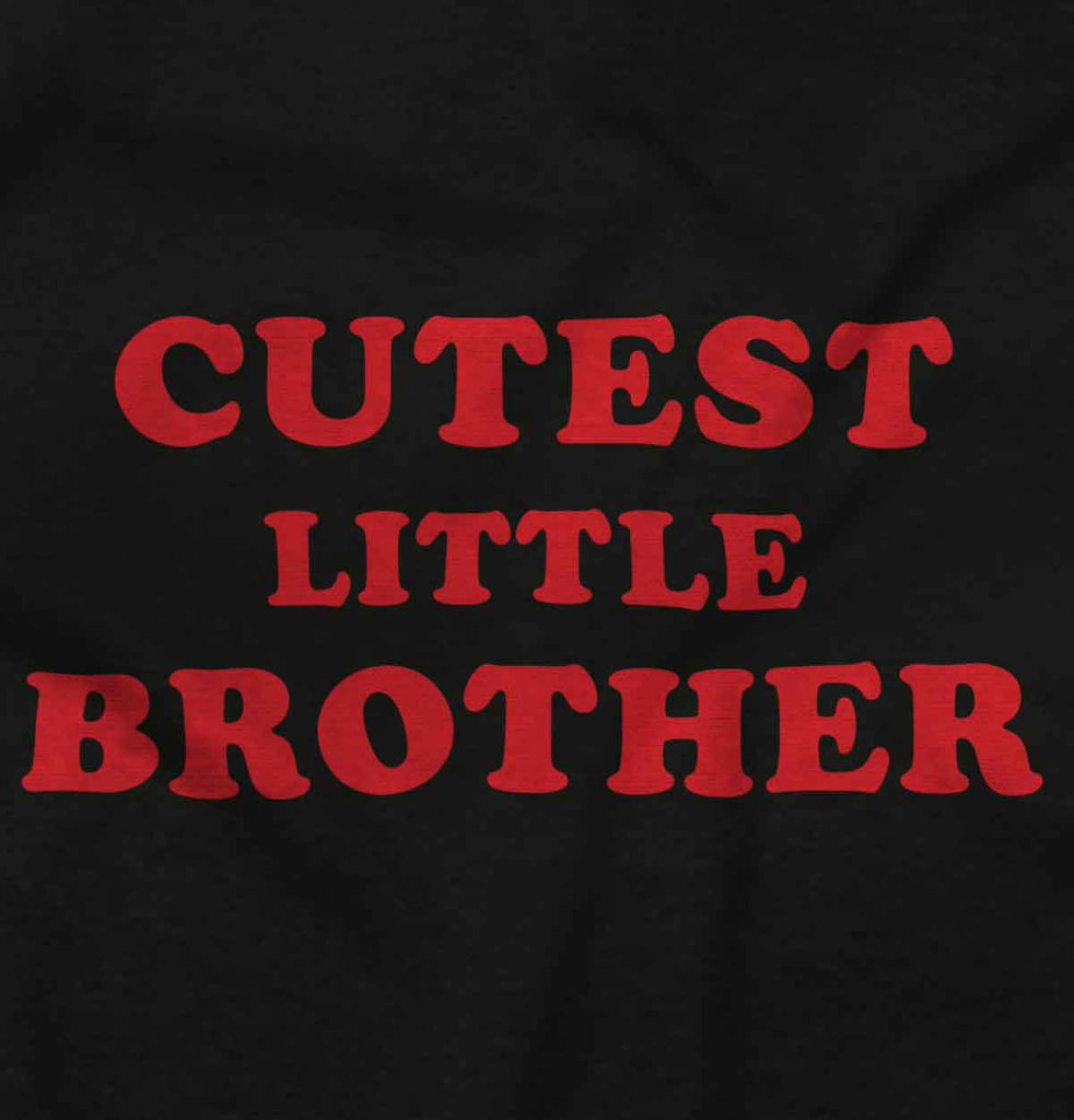Cutest Little Brother Romper Bodysuit-Direct To Garment Print-Brisco Baby