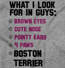 Boston Terrier List Romper Bodysuit-Direct To Garment Print-Brisco Baby