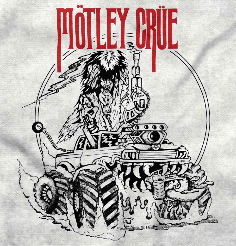 Motley Crue Band Infant Baby Bib-Direct To Garment Print-Brisco Baby