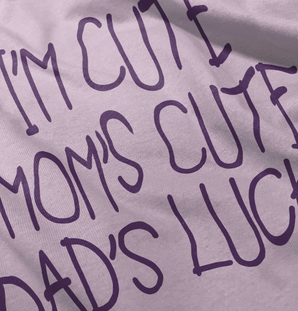 Dad's Lucky Infant Toddler T Shirt-Direct To Garment Print-Brisco Baby