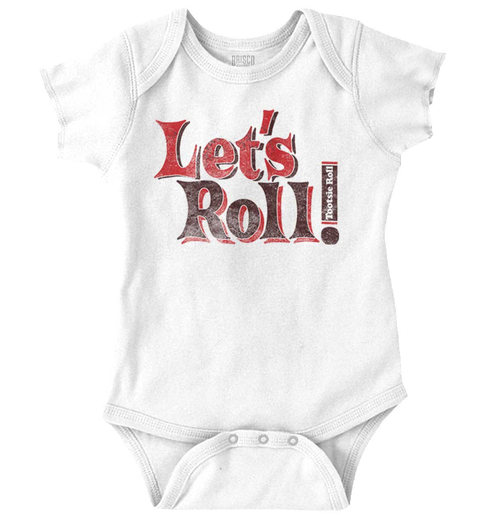 Lets Roll Romper Bodysuit-Direct To Garment Print-Brisco Baby