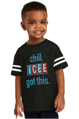 I Got This Toddler Football Jersey Tee-Direct To Garment Print-Brisco Baby