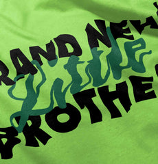 Brand New Little Brother Romper Bodysuit-Direct To Garment Print-Brisco Baby