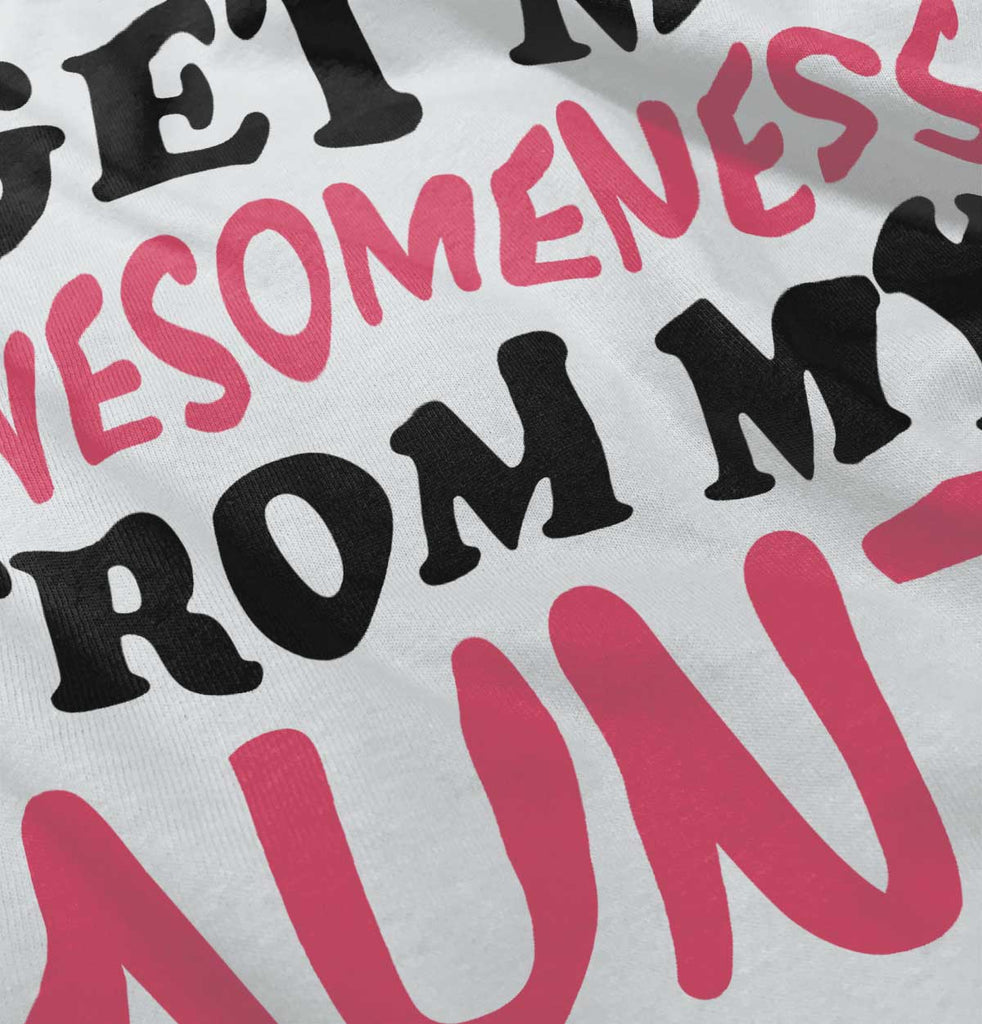 Awesomeness Auntie Infant Toddler T Shirt-Direct To Garment Print-Brisco Baby