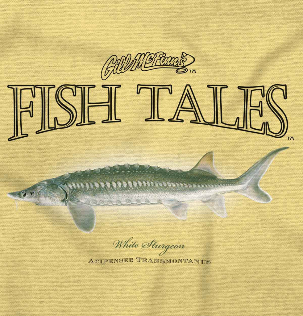 White Sturgeon Infant Toddler T Shirt-Direct To Garment Print-Brisco Baby