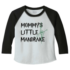 Mommy's Little Mandrake Toddler Baseball-Direct To Garment Print-Brisco Baby