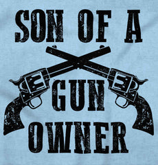 Son Gun Owner Infant Toddler T Shirt-Direct To Garment Print-Brisco Baby