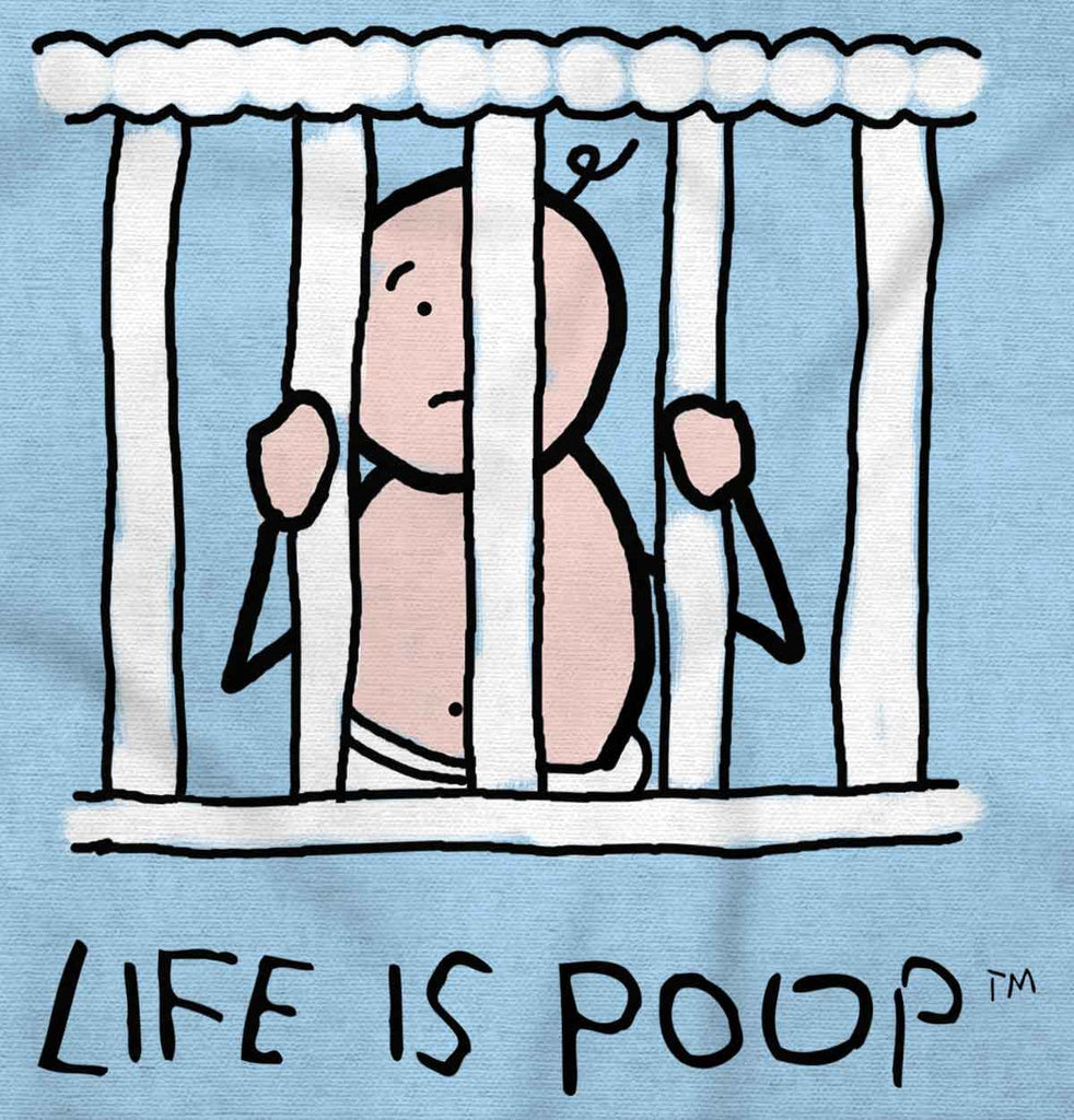 Jail Crib Infant Toddler T Shirt-Direct To Garment Print-Brisco Baby