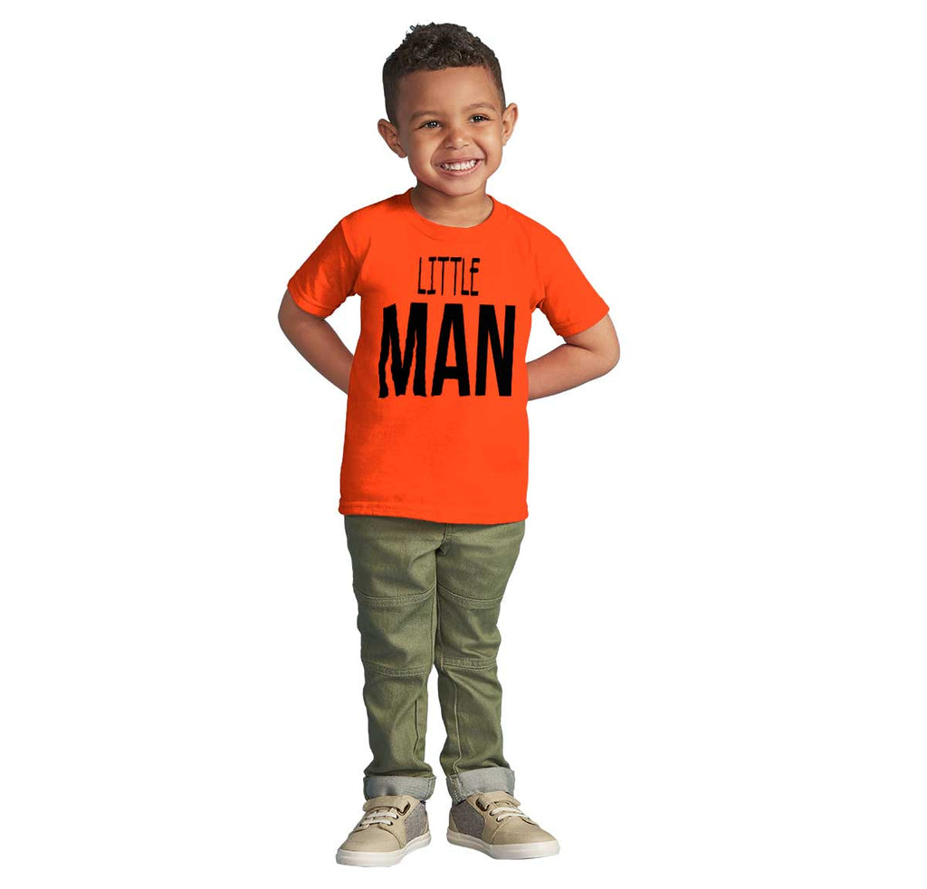 Little Man Infant Toddler T Shirt-Direct To Garment Print-Brisco Baby