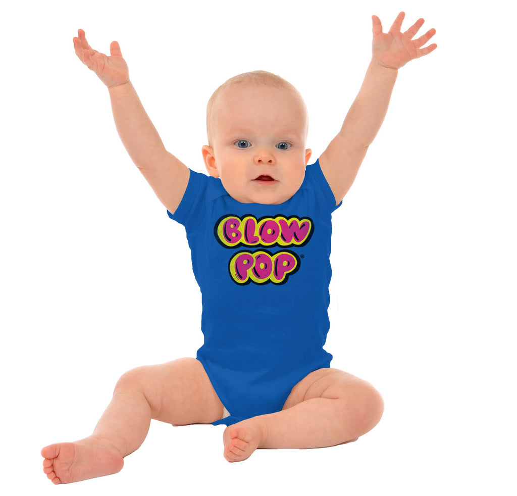 Vibrant Blow Pop Romper Bodysuit-Direct To Garment Print-Brisco Baby