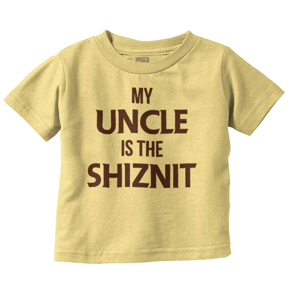 Uncle Shiznit Infant Toddler T Shirt-Direct To Garment Print-Brisco Baby